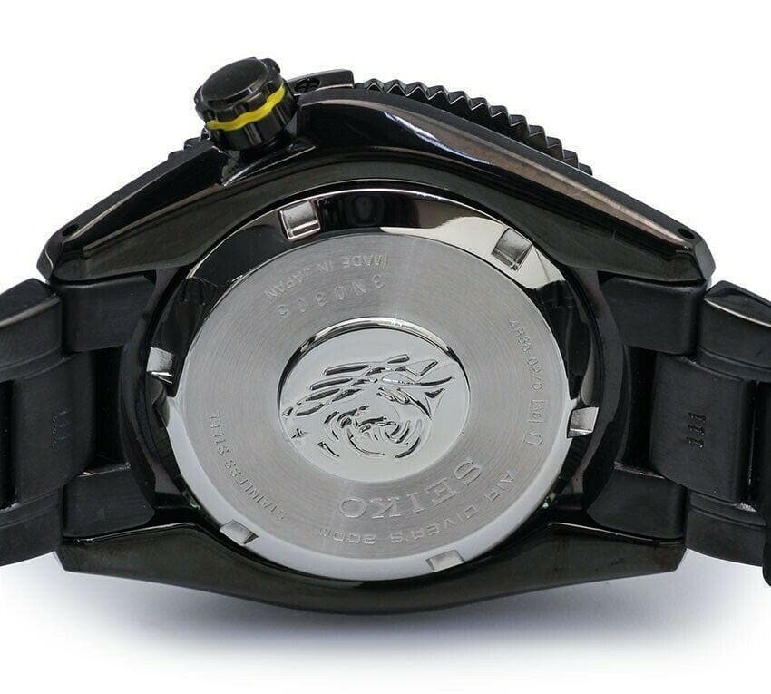 Seiko Men's "Stargate II" Ion Black PVD Plated Stainless Steel Watch SRP499K1