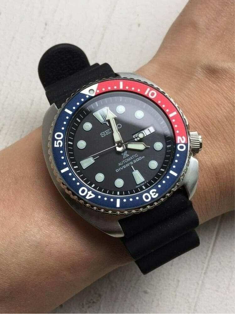 Seiko Pepsi Bezel New Turtle 200M Diver's Men's Watch SRP779K1