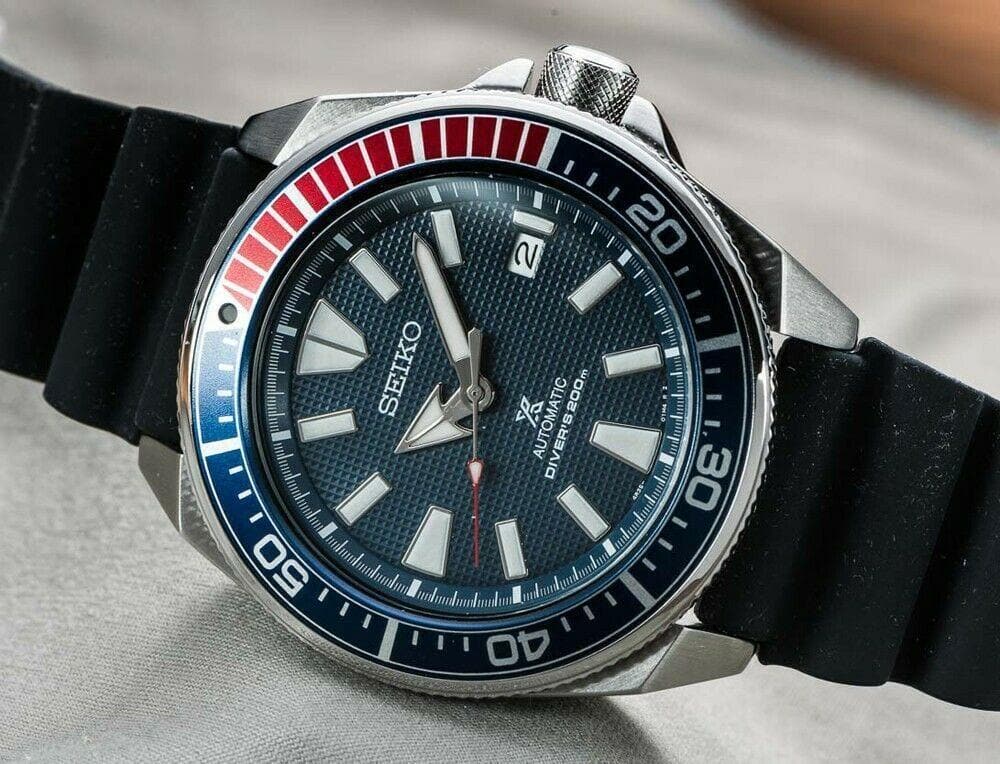 Seiko Pepsi Samurai Reissue 200M Diver's Men's Watch SRPB53K1