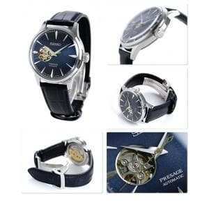 Seiko Presage Blue Moon Open Heart Couple's Watch Set SSA405J1 + SSA785J1
