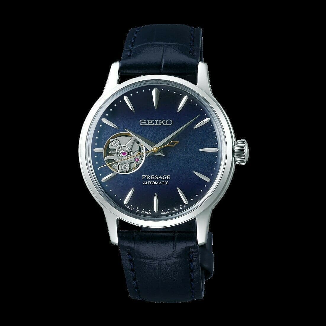 Seiko Presage Cocktail Time Blue Moon Open Heart Ladies' Watch SSA785J1