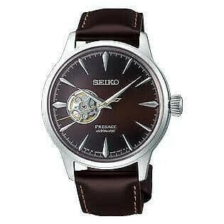 Seiko Presage Cocktail Time Midnight Stinger Open Heart Men's Watch SSA407J1