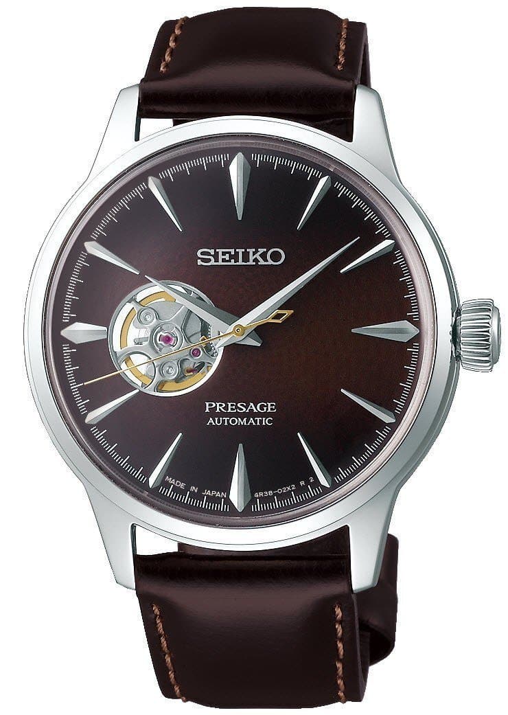 Seiko Presage Midnight Sting Open Heart Couple's Watch Set SSA407J1 + SSA783J1