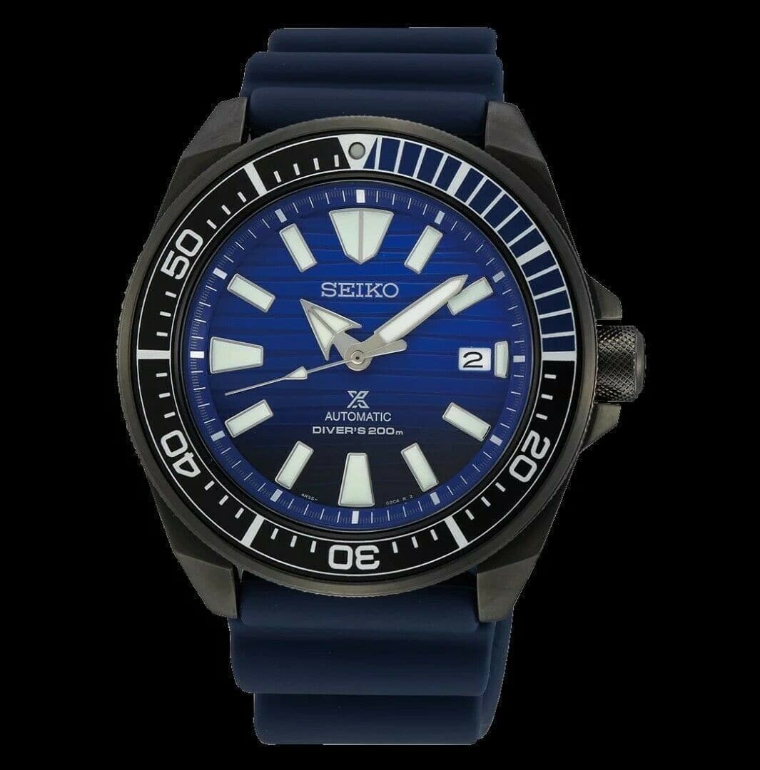 Seiko SE Save the Ocean Dark Samurai 200M Diver's Men's Watch SRPD09K1