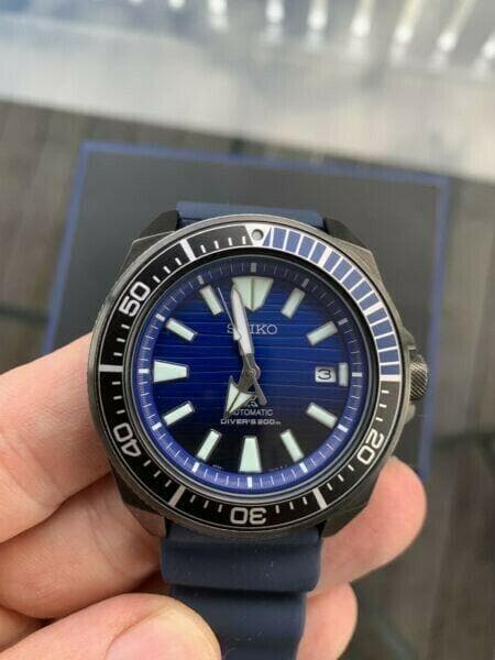 Seiko SE Save the Ocean Dark Samurai 200M Diver's Men's Watch SRPD09K1