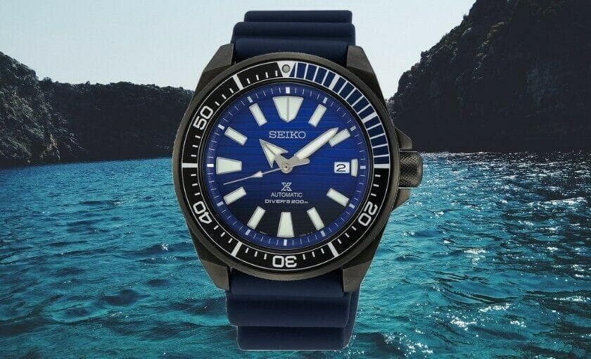 Seiko SE Save the Ocean Dark Samurai 200M Diver's Men's Watch SRPD09K1