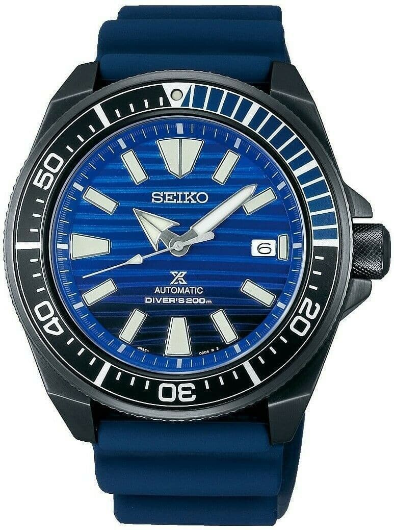 Seiko SE Save the Ocean Dark Samurai 200M Diver's Men's Watch SRPD09K1