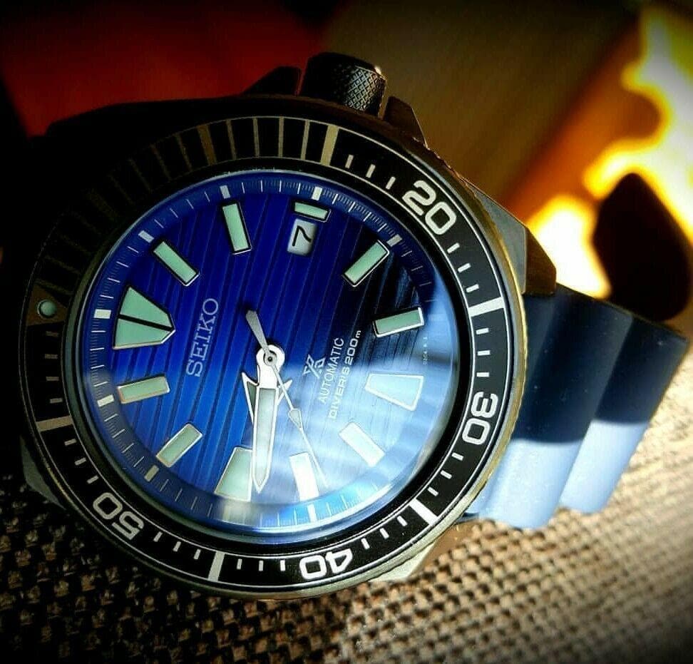 Seiko SE Save the Ocean Dark Samurai 200M Diver's Men's Watch SRPD09K1