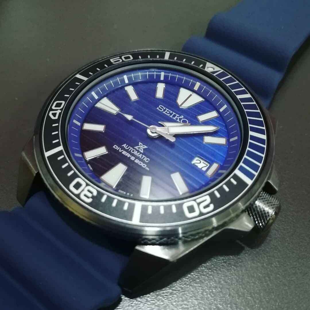 Seiko SE Save the Ocean Dark Samurai 200M Diver's Men's Watch SRPD09K1