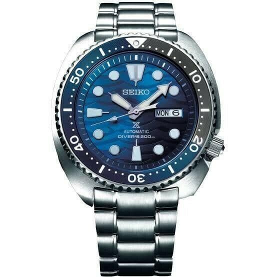 Seiko SE Save the Ocean Great White Shark Turtle Diver's Men's Watch SRPD21K1