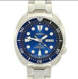 Seiko SE Save the Ocean Great White Shark Turtle Diver's Men's Watch SRPD21K1