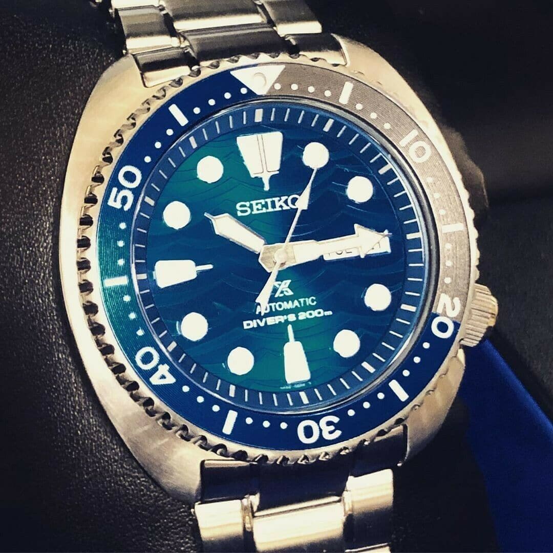 Seiko SE Save the Ocean Great White Shark Turtle Diver's Men's Watch SRPD21K1