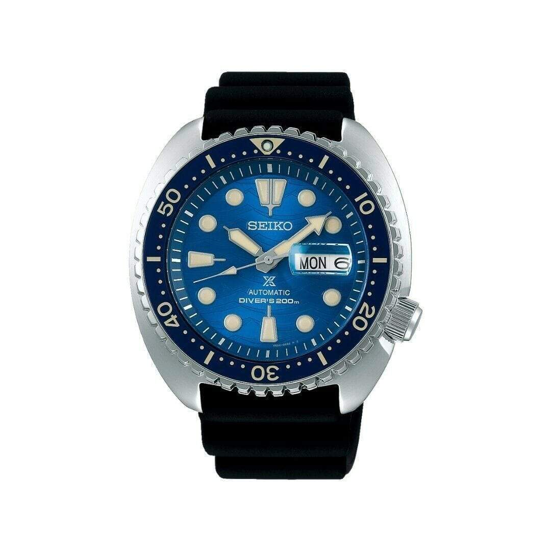 Seiko SE STO Great White Shark King Turtle Diver's Men's Rubber+Endmill 316L S/S Watch SRPE07K1 SET - Diligence1International