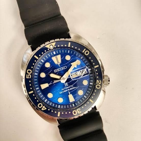 Jewelry & Watches:Watches, Parts & Accessories:Wristwatches - Seiko SE STO Great White Shark King Turtle Diver's Men's Watch SRPE07K1