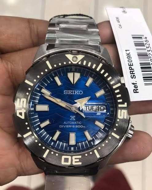 Seiko SE STO GWS Blue Monster Gen 4 Diver's 200M Men's Watch SRPE09K1