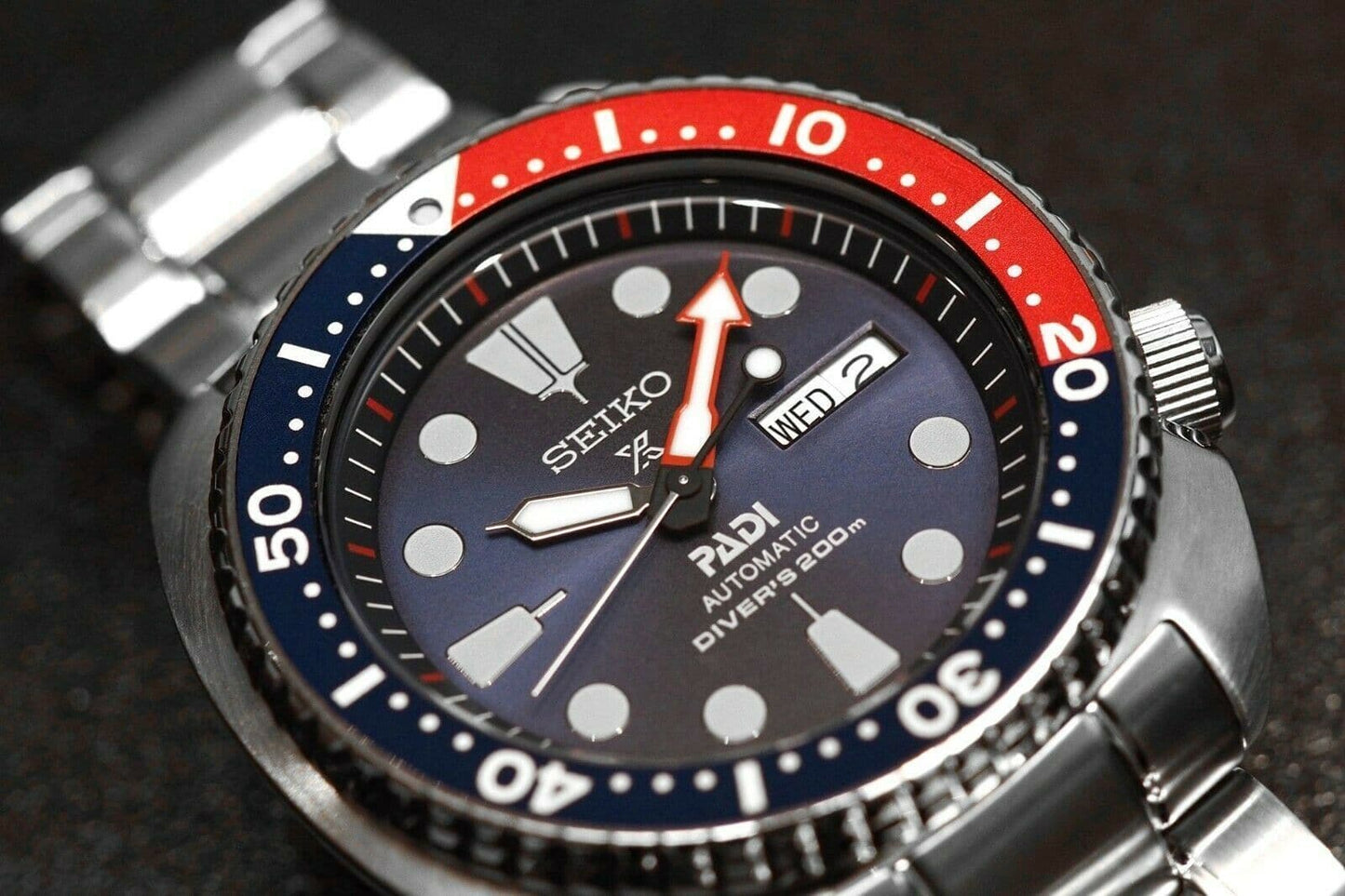 Seiko Prospex Special Edition PADI "Turtle Pepsi Ninja" Men's Watch SRPE99K1