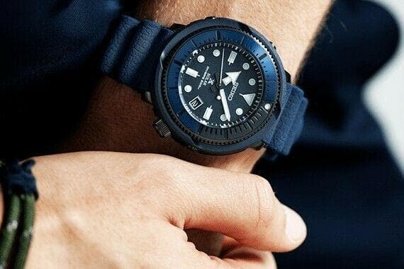 Seiko Street Series Solar Tuna Blue Prospex Diver's Men's Watch SNE533P1