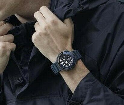 Seiko Street Series Solar Tuna Blue Prospex Diver's Men's Watch SNE533P1