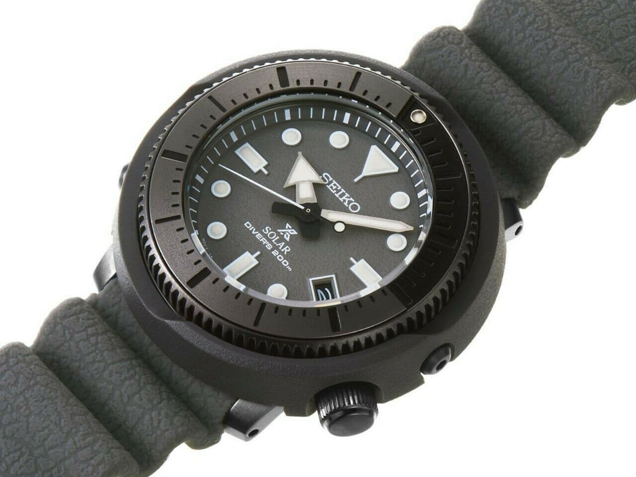 Seiko Street Series Solar Tuna Grey Prospex Diver's Men's Watch SNE537P1
