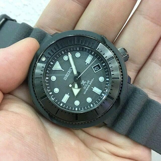 Seiko Street Series Solar Tuna Grey Prospex Diver's Men's Watch SNE537P1