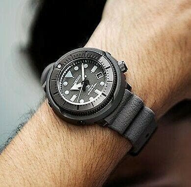 Seiko Street Series Solar Tuna Grey Prospex Diver's Men's Watch SNE537P1