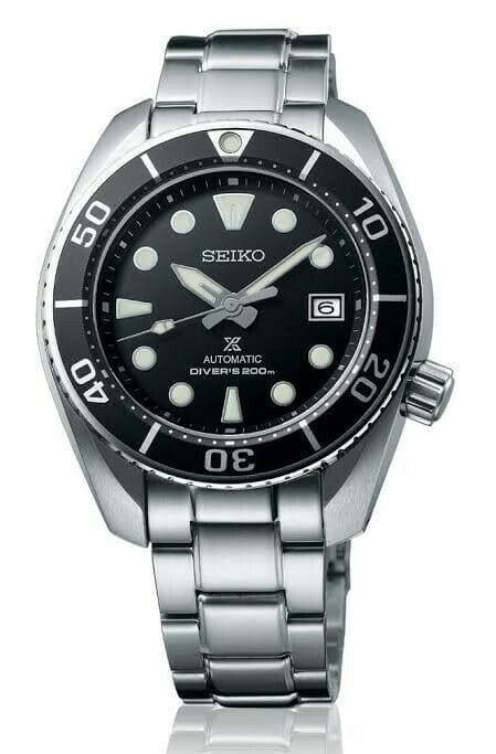 Seiko Sumo 3rd GEN Sunburst Black Men's Watch SPB101J1