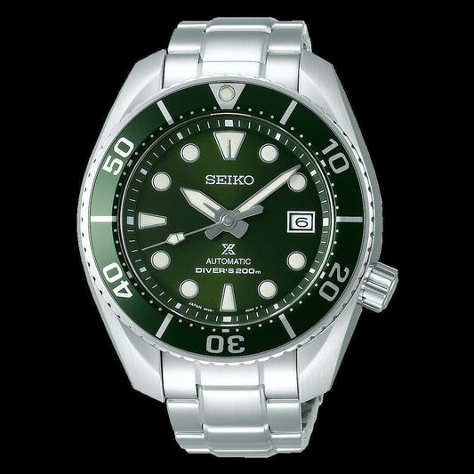 Seiko Sumo 3rd GEN Sunburst Green Hulk Men's Watch SPB103J1