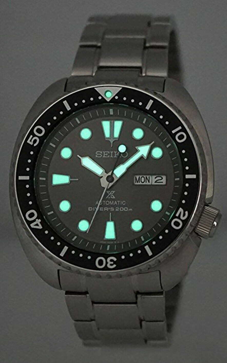 Seiko Turtle "Grey Batman" 200M Diver's Men's Watch SRPC23K1