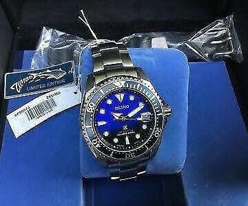 Seiko Zimbe LE Prospex Blue Shogun Men's Titanium Watch SPB057J