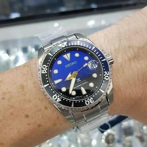 Seiko Zimbe LE Prospex Blue Shogun Men's Titanium Watch SPB057J