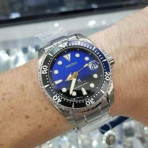 Seiko Zimbe LE Prospex Blue Shogun Men's Titanium Watch SPB057J