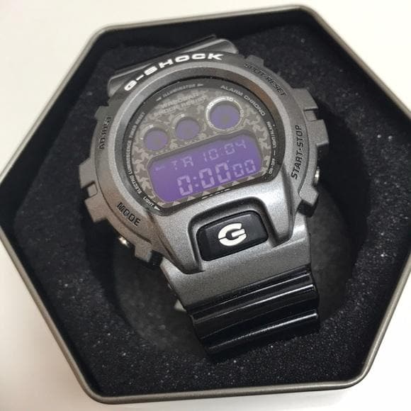 Casio G-Shock Sports Digital Crazy Colors Silver x Black Watch DW6900SC-8DR - Diligence1International