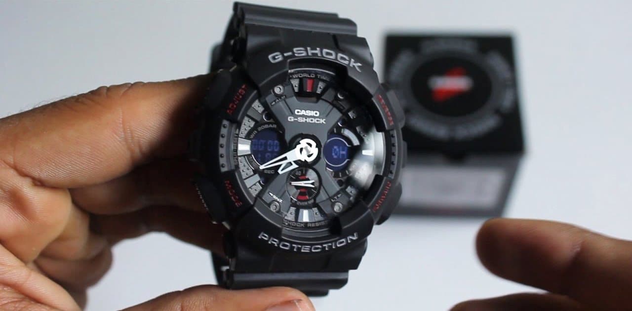 Casio G-Shock GA120 Model Black x Red x Grey x White Accents Watch Last Dance GA120-1ADR - Diligence1International