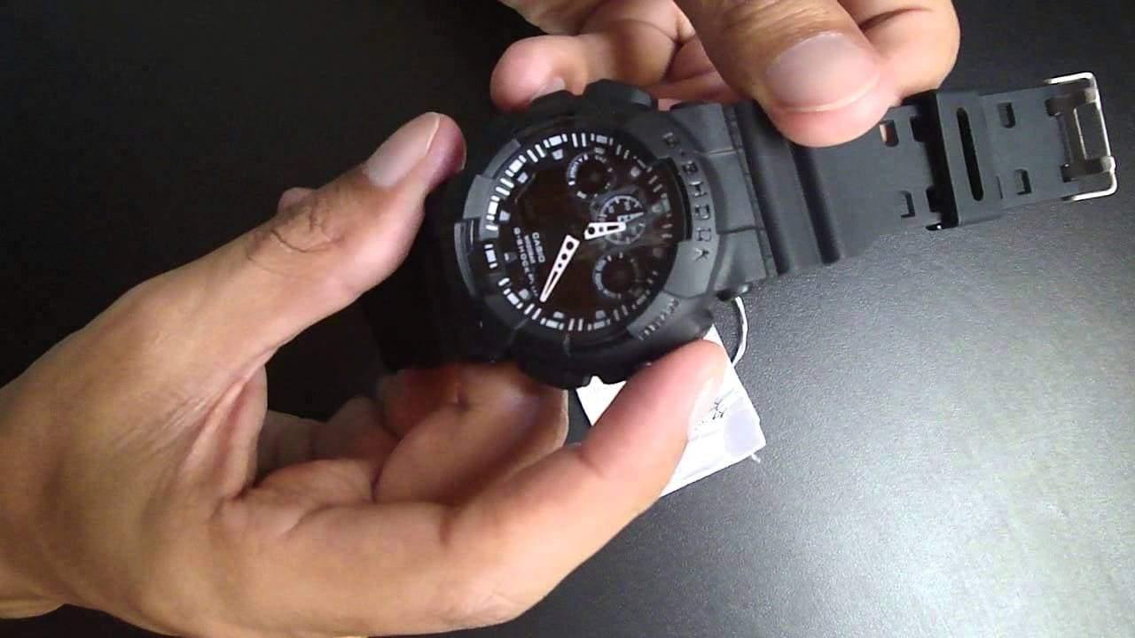 Casio G-Shock Black Stealth Series Anadigi Black Watch GA100-1A1DR - Diligence1International