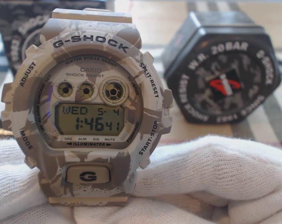 Casio G-Shock Military Standard Digital Desert Sandstorm Camo Beige Watch GDX6900MC-8DR - Diligence1International