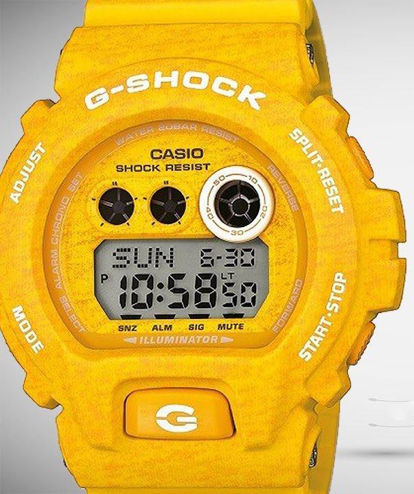 Casio G-Shock XLarge Heathered Series Digital Yellow Watch GDX6900HT-9DR - Diligence1International