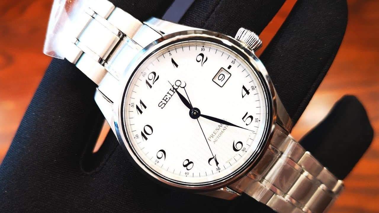 Seiko JAPAN Made Presage Karesansui White Men's Stainless Steel Watch SPB063J1 - Diligence1International