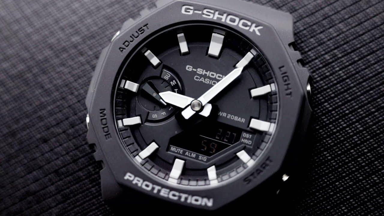 Casio G-Shock Carbon Core Guard Black AP CasiOak Watch GA2100-1ADR - Diligence1International
