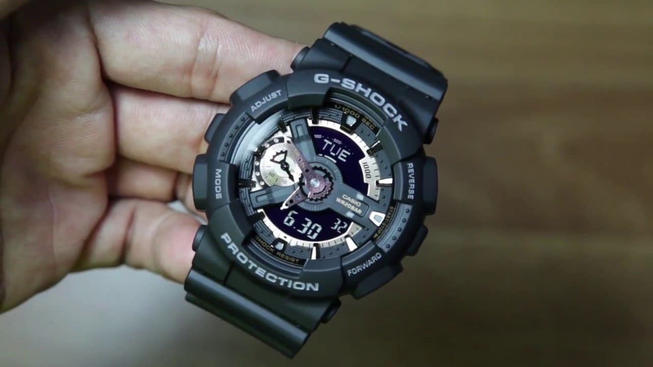 Casio G-Shock Black Stealth Series Analog-Digital Black x Rose Gold x Gray Accents Watch GA110RG-1ADR - Diligence1International
