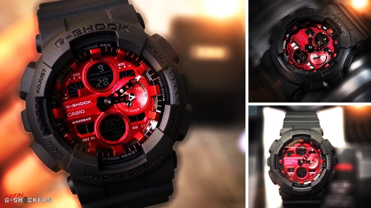 Casio G-Shock Special Color Adrenaline Black x Red Dial x Grey Accents Watch Last Dance GA140AR-1ADR - Diligence1International