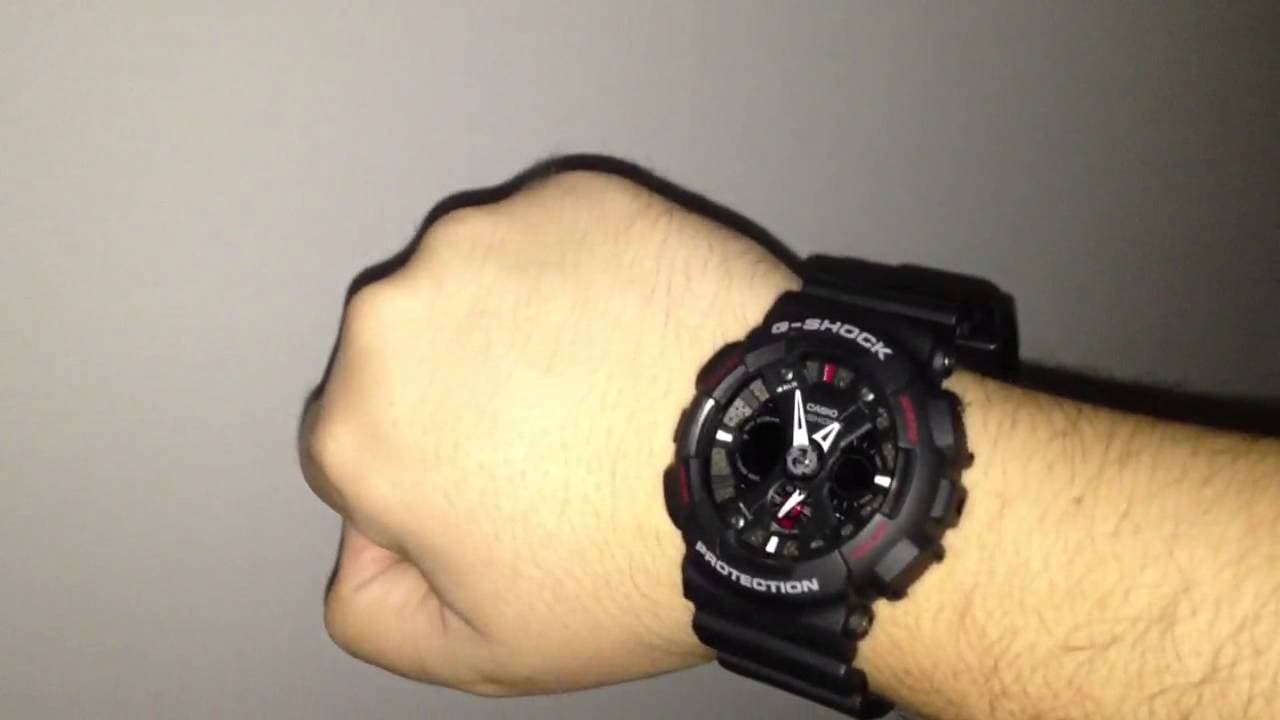 Casio G-Shock GA120 Model Black x Red x Grey x White Accents Watch Last Dance GA120-1ADR - Diligence1International