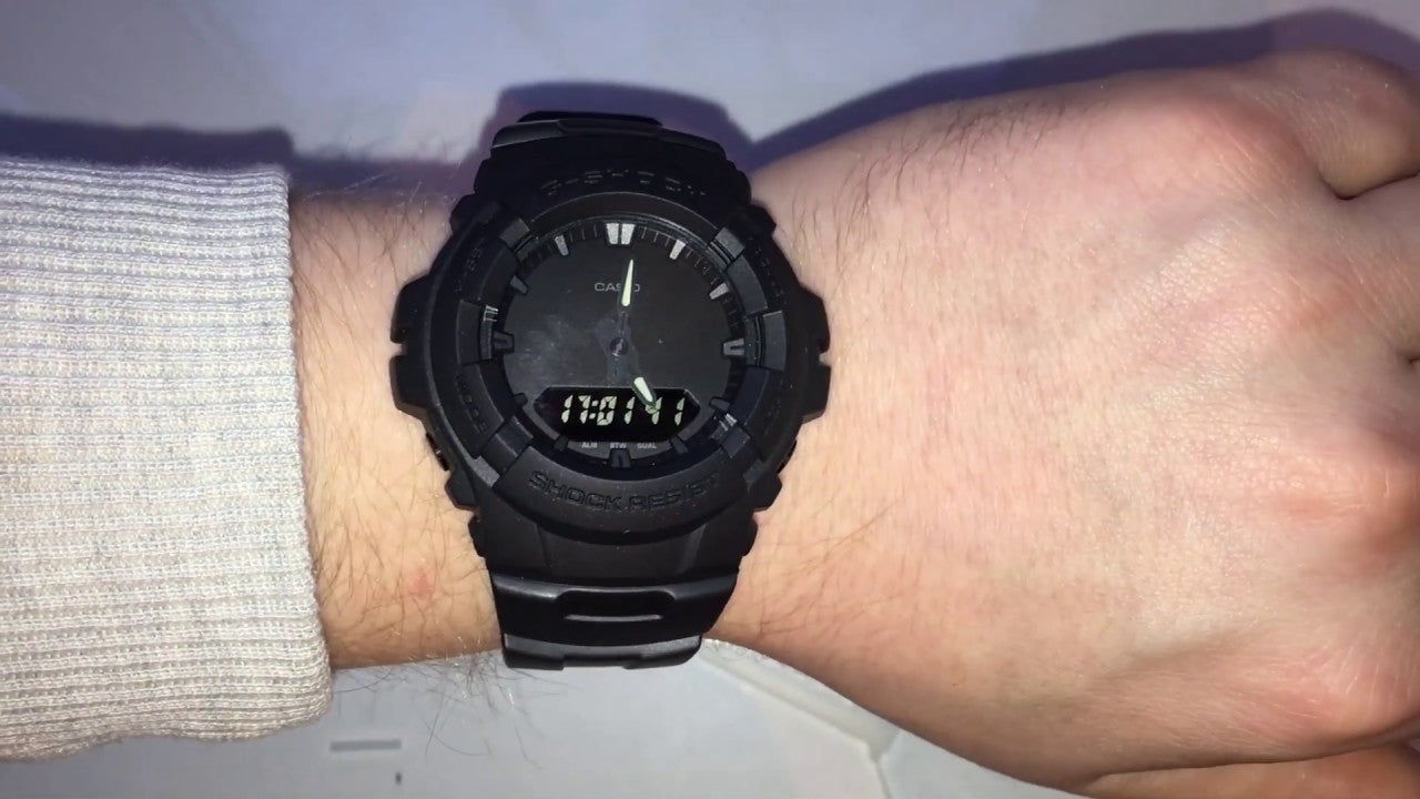 Casio G-Shock Black Series Anadigi Black Watch G100BB-1ADR
