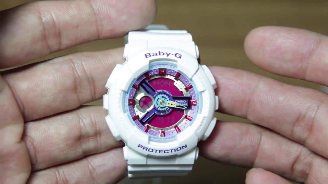 Casio Baby-G BA-110 Series Neon Color White Watch BA112-7ADR - Diligence1International
