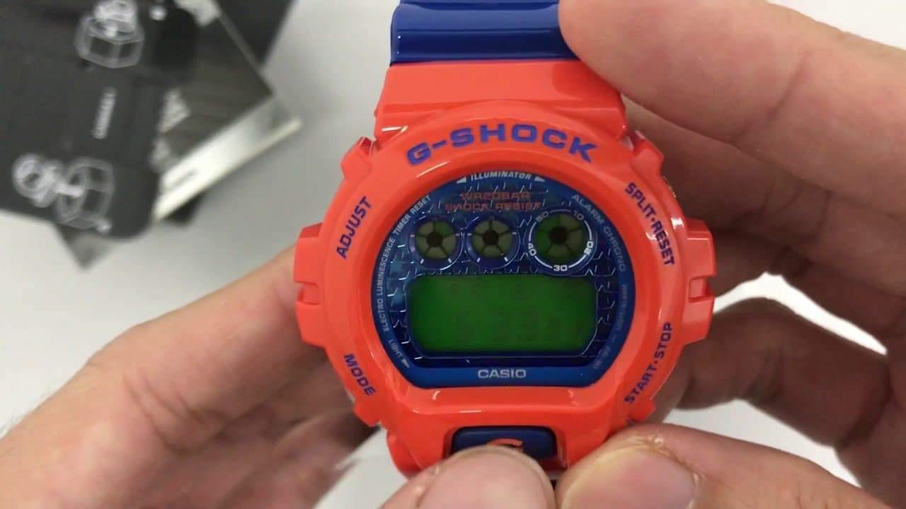 Casio G-Shock Dragon Ball Z Anadigi Hyper Colors Orange x Blue x Green Accents Watch DW6900SC-4DR - Diligence1International