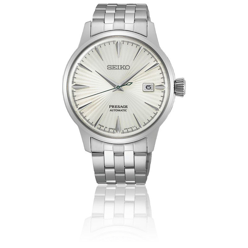 Seiko Japan Made Presage Cocktail Martini Men's Stainless Steel Watch SRPG23J1