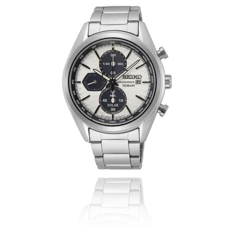 Seiko Prospex Solar Men's Stainless Steel Chronograph Watch SSC769P1 Panda - Diligence1International