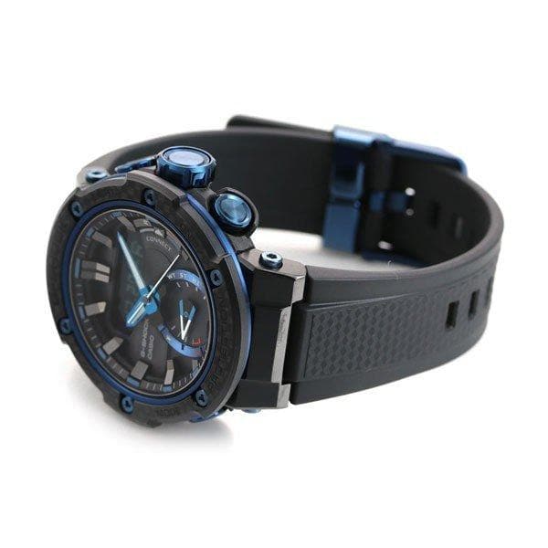Casio G-Shock G-Steel Mobile link Bluetooth Anadigi Black x Blue Accents Watch GSTB200X-1A2DR - Diligence1International