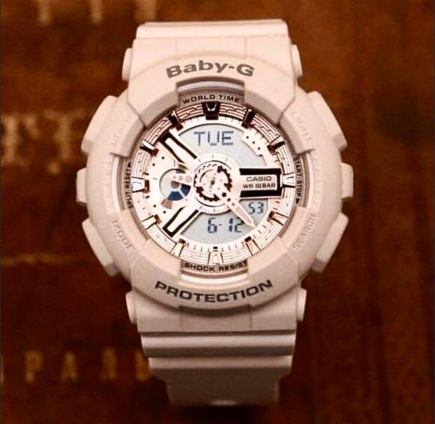 Casio Baby-G BA110 Series Analog-Digital Pink Watch BA110RG-4ADR - Diligence1International