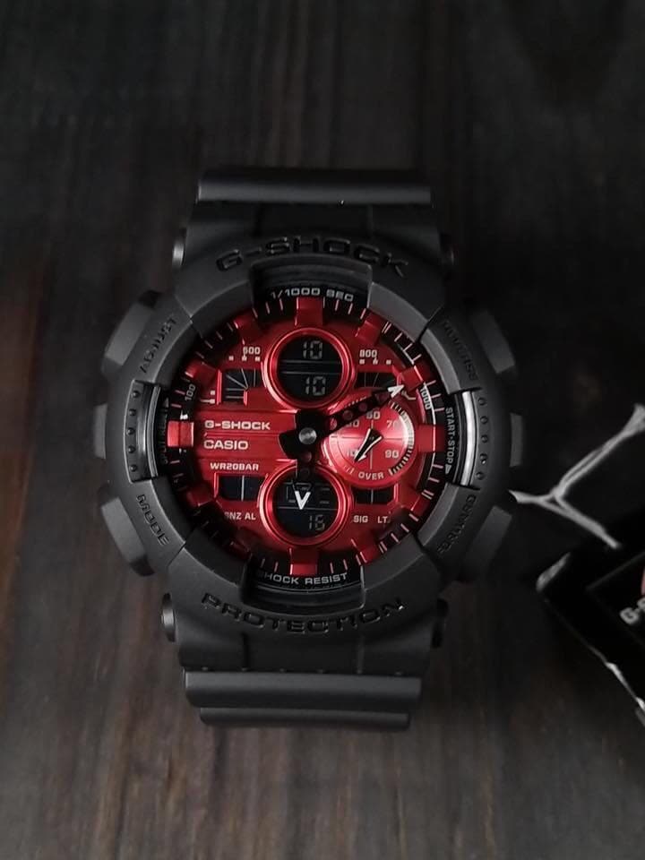 Casio G-Shock Special Color Adrenaline Black x Red Dial x Grey Accents Watch Last Dance GA140AR-1ADR - Diligence1International