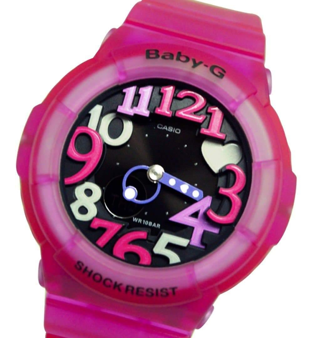 Casio Baby-G Anadigi Fuschia Pink x Black Dial Watch BGA131-4B4DR - Diligence1International